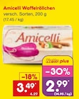 Waffelröllchen von Amicelli für 2,99 € bei Netto Marken-Discount im Angebot Waffelröllchen von Amicelli im aktuellen Netto Marken-Discount Prospekt