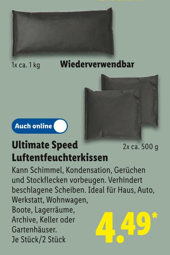 Luftentfeuchterkissen