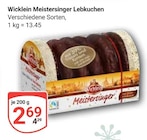 Meistersinger Lebkuchen im Angebot bei GLOBUS in Jena Meistersinger Lebkuchen Angebote von Wicklein bei GLOBUS Jena für 2,69 €