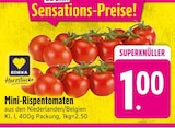 Aktuelle Tomaten Angebote bei EDEKA in Regensburg Aktuelles Mini-Rispentomaten Angebot bei EDEKA in Regensburg ab 1,00 €