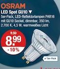 LED Spot GU10 von OSRAM im aktuellen V-Markt Prospekt für 8,99 €