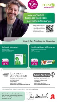 Aktueller mea - meine apotheke Prospekt "Unsere November-Angebote" für Berlin Aktueller mea - meine apotheke Prospekt für Berlin mit Seiten