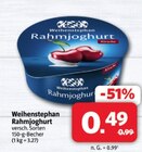 Rahmjoghurt Kirsche Angebote von Weihenstephan bei Markant Nordwest Aurich für 0,49 €