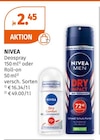 Deospray oder Roll-on von NIVEA im aktuellen Müller Prospekt