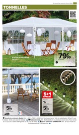 Promos Eclairage Solaire dans le catalogue "Mobilier de jardin" de Carrefour Market à la page 7