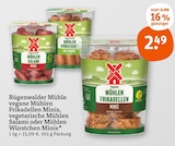 Vegane Mühlen Frikadellen Minis, vegetarische Mühlen Salami oder Mühlen Würstchen Minis von Rügenwalder Mühle im aktuellen tegut Prospekt für 2,49 €