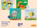 Promo Mini livre de coloriage à 0,49 € dans le catalogue Action à Auchy-les-Mines