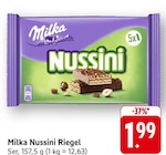 Nussini Riegel im Angebot bei EDEKA in Worms Nussini Riegel Angebote von Milka bei EDEKA Worms für 1,99 €