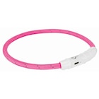 Trixie Leuchtring Flash USB pink L-XL 65 cm / ø 7 mm bei Zookauf im Dinkelsbühl Prospekt für 10,39 €