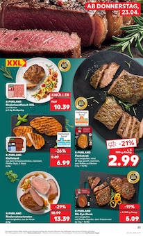 Braten im Kaufland Prospekt "Aktuelle Angebote" mit 54 Seiten (Leipzig)