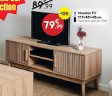 Meuble TV en promo chez Maxi Bazar Le Chesnay à 79,99 €