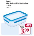 Clip & Close Frischhaltedose von Emsa im aktuellen Rossmann Prospekt