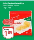Geriebener Käse von Jeden Tag für 1,89 € bei GLOBUS im Angebot Geriebener Käse von Jeden Tag im aktuellen GLOBUS Prospekt