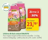 Litières de bois naturel à Maxi Zoo dans Saint-Médard