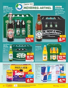 Bier im Netto Marken-Discount Prospekt "Aktuelle Angebote" mit 67 Seiten (Friedrichshafen)