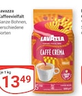 Caffe Crema im Angebot bei GLOBUS in Rostock Caffe Crema Angebote von Lavazza bei GLOBUS Rostock für 13,49 €