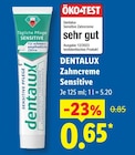 Zahncreme im Lidl Prospekt Zahncreme Sensitive von Dentalux im aktuellen Lidl Prospekt für 0,65 €