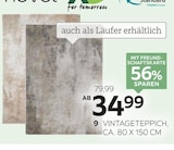 Aktuelles Vintageteppich „Bari“ Angebot bei XXXLutz in Heilbronn ab 34,99 €