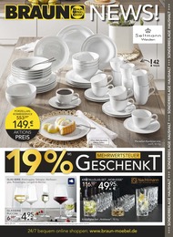 Möbel & Einrichtung Prospekt von BRAUN Möbel-Center Rastatt BRAUN Möbel-Center Prospekt: "BRAUN NEWS", 4 Seiten, 27.12.2024 - 28.01.2025