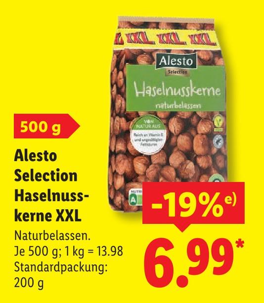 Selection Haselnusskerne XXL