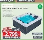 Outdoor Whirlpool Oasis Angebote von Artsauna bei Marktkauf Neu-Ulm für 2.799,00 €
