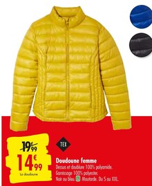 Doudoune femme - Carrefour à Lens Doudoune femme en promo chez Carrefour Lens à 14,99 €