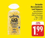 nah und gut Hahnbach - Oberschwäbische Land-Teigwaren Angebot im Prospekt Oberschwäbische Land-Teigwaren bei nah und gut im Hahnbach Prospekt für 1,99 €