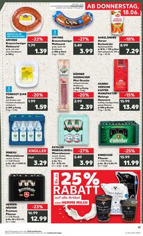 Wasser im Kaufland Prospekt "Hier bin ich richtig" mit 65 Seiten (Hildesheim)