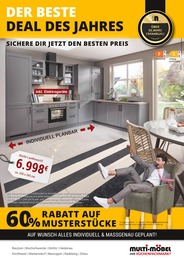 Multi Möbel Prospekt für Milda mit 9 Seiten Multi Möbel Prospekt für Milda: "DER BESTE DEAL DES JAHRES", 9 Seiten, 01.12.2023 - 15.12.2023