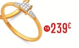 Bague diamants - E.Leclerc Bague diamants à 239,00 € dans le catalogue E.Leclerc