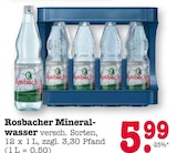 Mineralwasser von Rosbacher im aktuellen E center Prospekt für 5,99 €