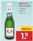 Piccolo Sekt von MM Extra im aktuellen Netto Marken-Discount Prospekt für 1,11 €