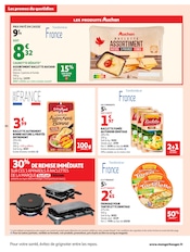Promos Appareil Raclette dans le catalogue "LE GOÛT DU RÉCONFORT" de Auchan Hypermarché Appareil Raclette en promo dans le catalogue Auchan Hypermarché à la page 30