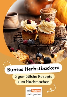 Rezepte Prospekt Herbstbacken mit 1 Seite