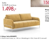 Aktuelles 3 Sitzer Sofa BOUNTY Angebot bei külkens+sohn Polstermöbel in Herne ab 1.498,00 €