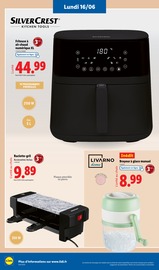 Appareil Raclette Angebote im Prospekt "Fan de l'été" von Lidl Appareil Raclette Angebote im Prospekt "Fan de l'été" von Lidl auf Seite 60