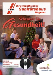 GBW Sanitätshaus Wagener Prospekt für Essen: "Schenken Sie Gesundheit!", 6 Seiten, 13.11.2024 - 31.01.2025