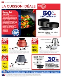 Prix et réduction Casserole dans le prospectus Carrefour en cours Offre Casserole dans le catalogue Carrefour du moment à la page 4