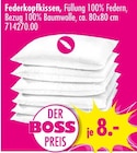 Federkopfkissen im Angebot bei SB Möbel Boss in Nettetal Federkopfkissen Angebote bei SB Möbel Boss Nettetal für 8,00 €