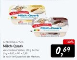Milch-Quark Angebote von Leckermäulchen bei Konsum Dresden für 0,69 €