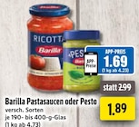Pastasaucen im Angebot bei EDEKA in Gelsenkirchen Pastasaucen Angebote von Barilla bei EDEKA Gelsenkirchen für 1,69 €