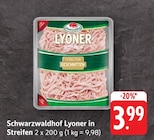 EDEKA Waldshut-Tiengen - Lyoner in Streifen Angebot im Prospekt Lyoner in Streifen bei EDEKA im Waldshut-Tiengen Prospekt für 3,99 €