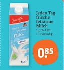 Aktuelles frische fettarme Milch Angebot bei tegut in Erfurt ab 0,85 €