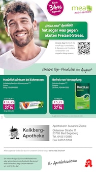 Aktueller mea - meine apotheke Prospekt "Unsere August-Angebote" für Bad Segeberg Aktueller mea - meine apotheke Prospekt für Bad Segeberg mit Seiten