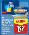 Butter im ALDI Nord Prospekt Butter von Weihenstephan im aktuellen ALDI Nord Prospekt für 1,99 €