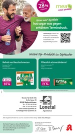 Aktueller mea - meine apotheke Apotheken Prospekt in Setzingen und Umgebung, "Unsere September-Angebote" mit 4 Seiten, 01.09.2025 - 30.09.2025