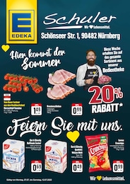 Supermarkt Prospekt von EDEKA Lauf EDEKA Prospekt: "Hier kommt der Sommer", 2 Seiten, 07.07.2025 - 12.07.2025