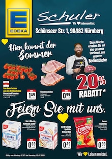 EDEKA Prospekt mit 2 Seiten (Zirndorf)