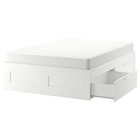 Bettgestell mit Schubladen weiß/Luröy 180x200 cm im IKEA Prospekt zum Preis von 279,00 €