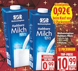 Haltbare Milch 1,5% Fett von Weihenstephan für 0,99 € bei EDEKA im Angebot Haltbare Milch 1,5% Fett von Weihenstephan im aktuellen EDEKA Prospekt